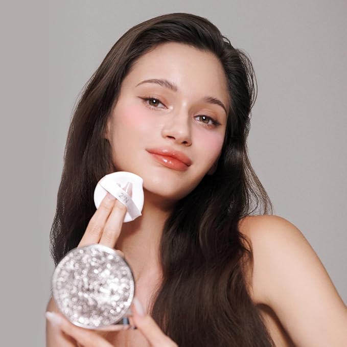 2aN Gleaming Tension Cushion Foundation Pact 0.45 oz, Korean Cushion Foundation Makeup, Lightweight & Buildable Coverage with Ceramides and Centella Asiatica (#25 Sand Beige, 0.45 oz)