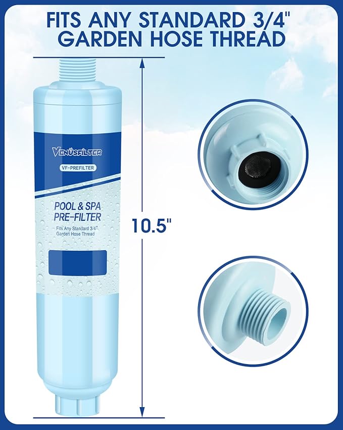 Garden Hose Filter for Filling Hot Tub, Greatly Reduces Sediment, Heavy Metals - Image 3