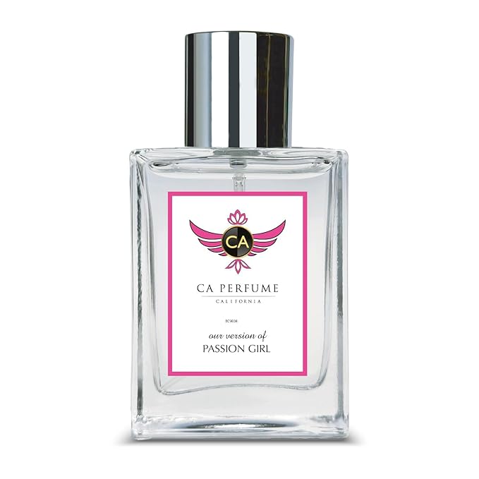 CA Perfume Impression of Passion Girl for Women Amber Vanilla Fragrance Long Lasting Perfumes for Women Eau De Parfum 1.7 Fl Oz 50ml