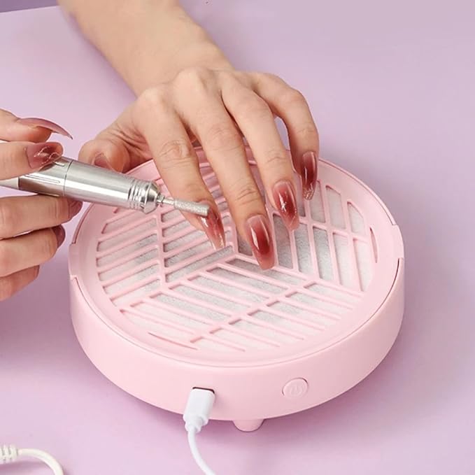 Nail Dust-Collector Filter for Nail Techs, Rechargeable Nail-Dust-Collector - Image 2
