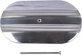 GELUOXI 15" Oval Half Finned Polished Aluminum Air Cleaner Replacement by GELUOXI