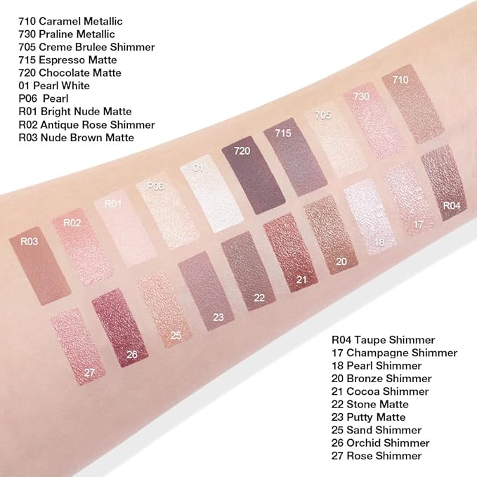 Single Cream Espresso Coffee Brown Matte Eyeshadow Palette Makeup, Natural Single Mini Instant Holographic Eyeshadow For Women, Sombras Crema Para Ojos, Talc, Paraben&Cruelty Free, 715