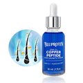 Copper Peptides Hair Growth Serum Women and Men for Thinning Hair Promotes Fullness Reduces Shedding 30ml / 1fl oz