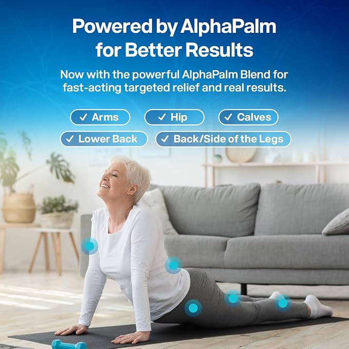 SciatiEase Sciatic Nerve Health Support Supplement - Nerve Support Formula with AlphaPalm, Pea, Vitamin B Complex, Alpha Lipoic Acid 300mg - 6 Bottles