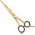 Jimy 6.5" Hair Scissors Professional – Ultra Sharp Razor Edge Stainless-Steel Scissors to Cut Hair – Ergonomic Design Salon Quality Hair Shears for Men, Women & Barbers