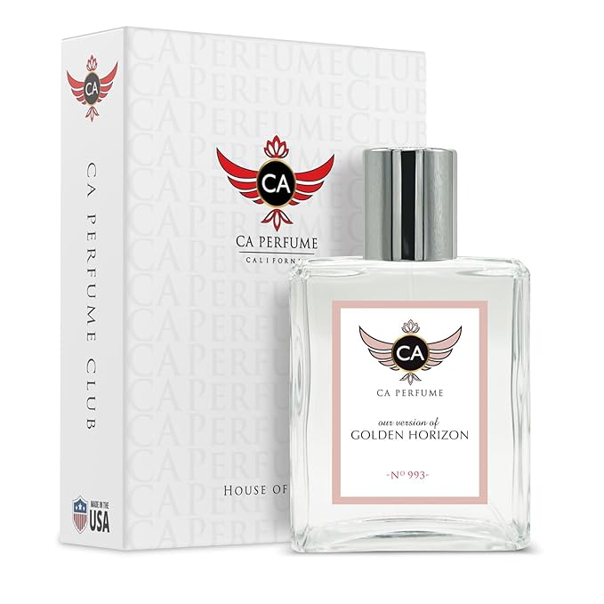 CA Perfume Impression of Golden Horizon for Women Eau De Parfum Spray Long Lasting Floral Perfume (3.4 Fl Oz / 100ml)