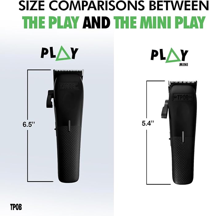 TPOB Mini Play Professional Hair Clippers (Black)