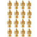 16Pcs Ender 3 Nozzles 0.4mm, MK8 Extruder Nozzles 0.4mm Compatible by TIEXYE