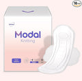 MODAL Pads for Women, Unscented Daily Thin Sanitary Pads for Period with Wings, 9.5 Inch(240 mm), Regular, 16 Count