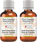 Greenwood Essential Pure Copaiba Essential Oil (Copaifera officinalis) Steam Distilled (Pack of Two) 100ml X 2 (6.76 oz)