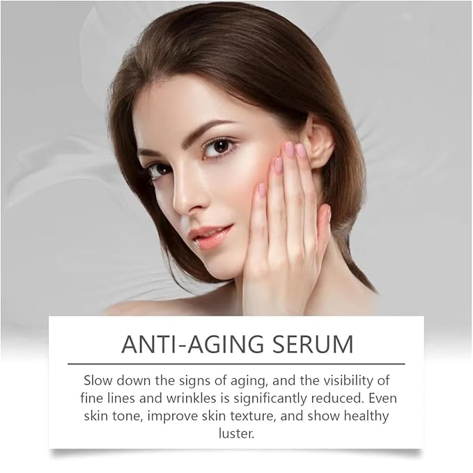 Facial Serum with Glycerin and with Peptides - Formula to Help Reduce Appearance of Fine Lines and Improve Skin Elasticity(2PCS)
