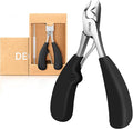 DEOU Heavy Duty Large Opening toenail Clippers, Suitable for Embedded Growth and Rough Nails, Home Pedicure Tools for Men, Women, Elderly (Heavy Nail Clippers+Nail Remover)