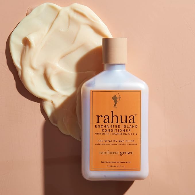 Rahua Enchanted Island Hair Conditioner, Vegan, Deep Conditioning for Medium to Thick Hair, Strengthening Formula with Biotin, Oil, Quinoa, Pomegranate, Coconut & Guava Scent, 9.3 Fl Oz