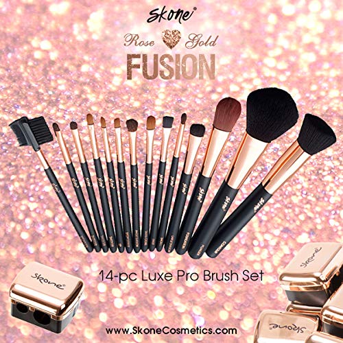 Skone Cosmetics | Professional Grade Makeup Brush | Eye Shadow | Eyebrows | Primer | Smudger | Nylon Brush (Smokey Brush)