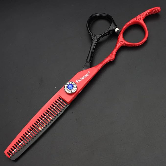 6 Inch Professional Hairdresser Scissors Left Handed Hairdresser Scissors Set (6-inch 3pc-C)
