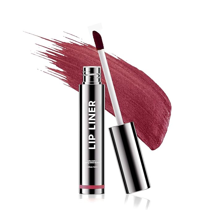 Lip Liner, Lip Liner Stain Peel off, Waterproof & Long Lasting Peel Lip Stain Non-Stick Cup, Enhancing Complexion & Nourishing for All Skin Types, Create A Natural Lip Color (Mauve, 1 Count)