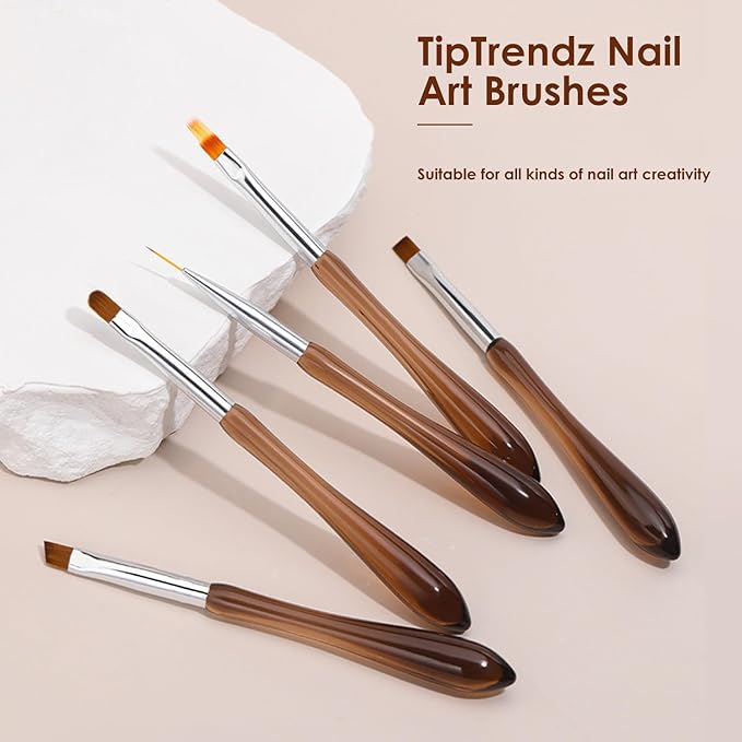 Nail Art Brush Middle Line Pen - Precision Tool for Detailed Nail Design, Fine Lines, and Intricate Patterns, 11