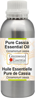 Greenwood Essential Pure Cassia Essential Oil (Cinnamomum Cassia) Steam Distilled 300ml (10.1 oz)