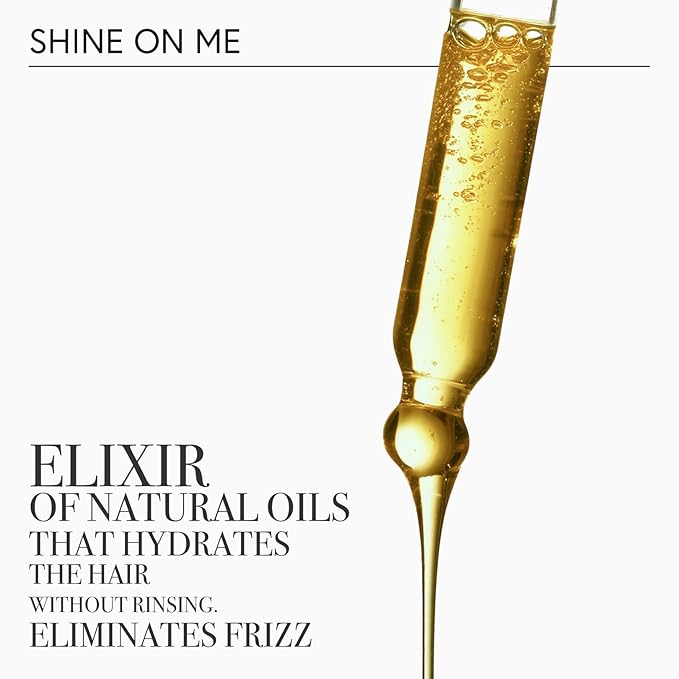 MONCHO MORENO - Shine On Me, Anti-Frizz Repairing Oil with Argan Oil, Moisturizing Treatment for Dry and Damaged Hair, Rejuvenates, Nourishes, Strengthens and Gives Shine to the Hair, Vegan - 50 ml