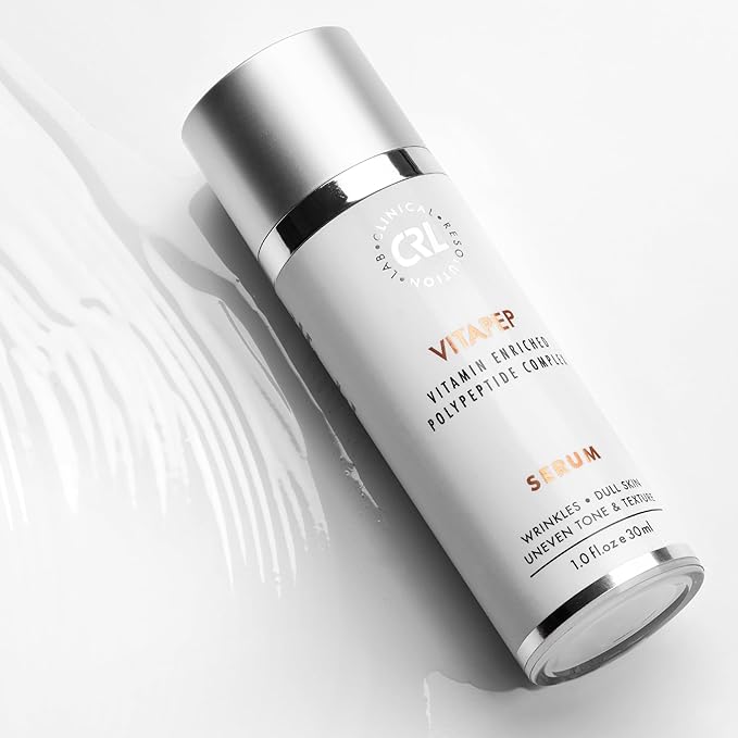 Clinical Resolution VitaPep Serum Best Anti Aging, Wrinkle and Boosts Collagen, Repairs Skin, Improving Tone and Texture, Hyaluronic Acid & Vitamin (1.0 fl.oz / 30ml)