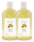 Soapeauty Cold Pressed Refined ARGAN OIL | 100% Natural & Pure | Carrier for Essential Oils, Argan Oil for Skin, Argan Oil for Hair Growth & Moisturizer | 24 fl oz (2 * 12 fl oz)