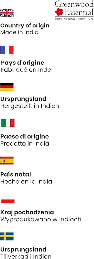 Greenwood Essential Pure Lemon Essential Oil (Citrus limonum) with Glass Dropper Steam Distilled 5ml (0.16 oz)