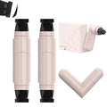 Foldable Eyeliner Stamp,Winged Eyeliner Stamp,Gel Eye liner Pencil Set for Perfect Wings,Smudge Proof & Waterpoof Eye Liner,Easy Eye Stencil Makeup Tool (2PCS-Black)