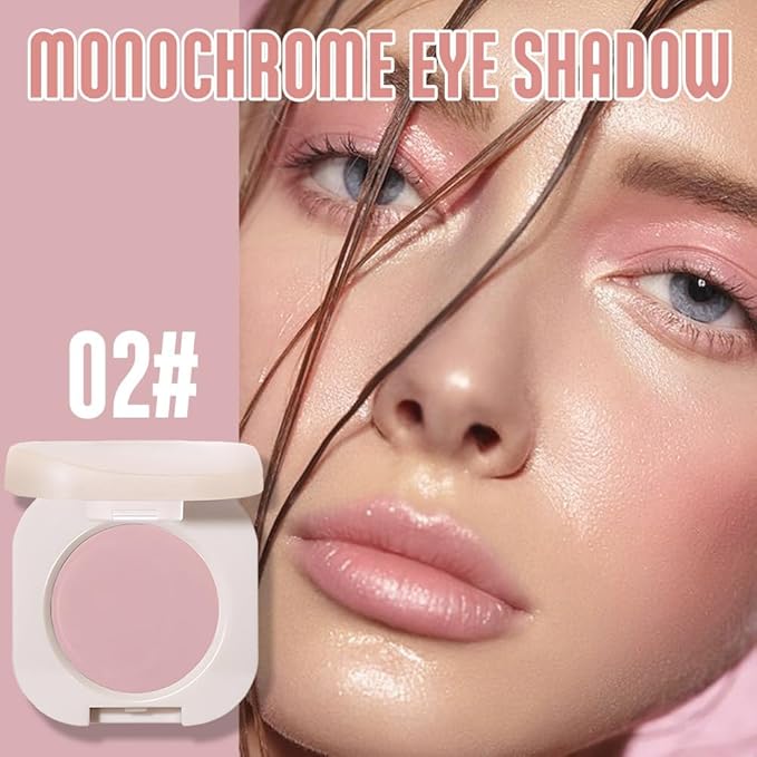 Matte Eyeshadow Palette Makeup for Older Women, Matte Nude Pink eyeshadow For Green Blue Eyes, Holographic Multichrome Cream Iridescent Single Monochrome Eye Shadow Makeup