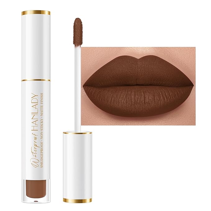 Brown Lipstick Long Lasting Lipsticks for Women Pigmented Smudgeproof Transferproof Vegan Cruelty Free Lip Color, A54 Delightful