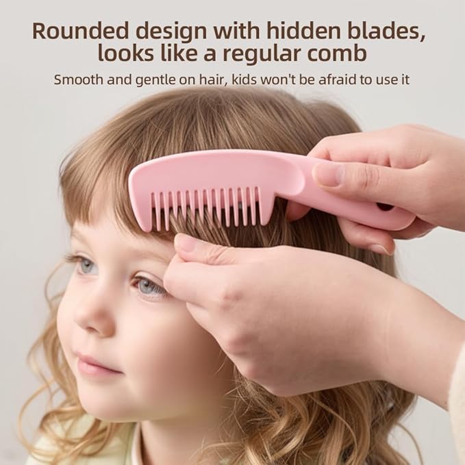 Hair Razor Comb, Hair Thining Trimmer, Homeuse Cutting and Styling Comb (Purple)