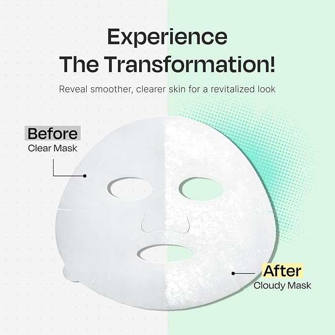 Celladix Bio Pore Care Cellulose Mask – Pore Minimizing & Sebum Control Sheet Mask – Removes Blackheads, Dead Skin Cells & Impurities – Hydrating & Radiance Boost Korean Face Mask, 5 Sheets