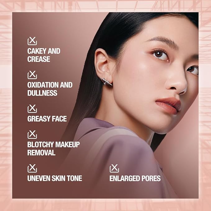 3 Pcs Makeup Prep Concealer，Natural Glow Vegan Primer，Pre-Makeup Foundation，Full Coverage, Invisible Pores, Sweat-proof and Waterproof, Long-lasting and Non-staining，1.05 OZ Each