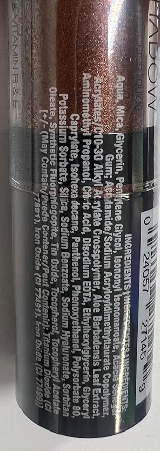 Palladio Liquid Eyeshadow, creamy shimmery formula that instantly adheres to the eyelid with flexible applicator wand for over 8 hours of smudge and crease-proof wear (Tiger Eye)