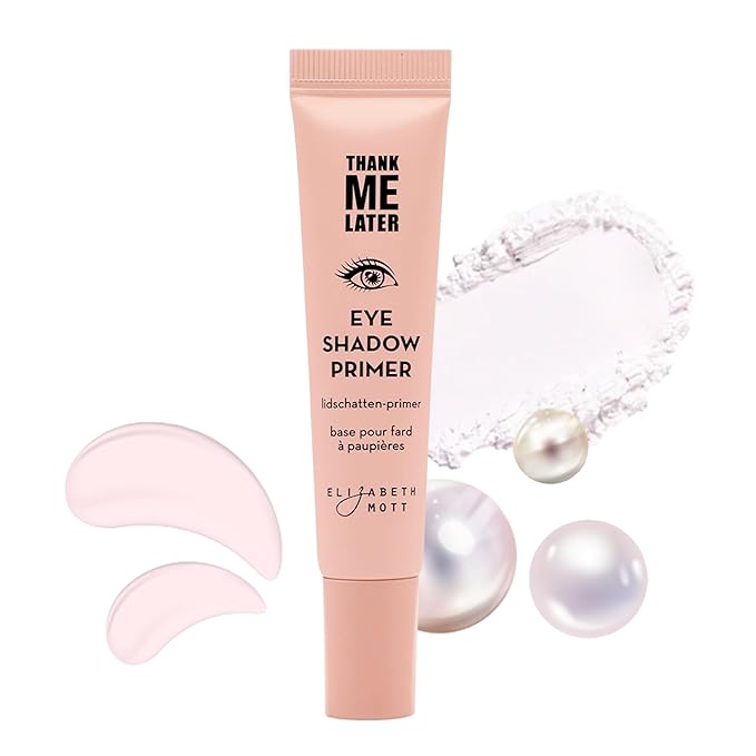 Elizabeth Mott Thank Me Later Eye Primer - Long-Lasting, Eyeshadow Primer Base for Oily Lids & Crease-Free Wear - Smudge-Proof, Lightweight, Cruelty-Free - 10g