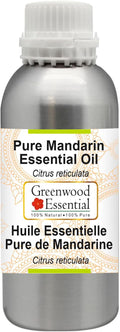 Greenwood Essential Pure Mandarin Essential Oil (Citrus reticulata) Steam Distilled 300ml (10.1 oz)