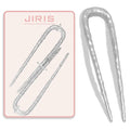 2PCS 3.8Inch French Hair Pins U-Shaped Pins for Women and Girls Fashion Metal Hair Pin French Twist Hair Pins for Buns, Updos,Stylish and Functional(set2-silver)