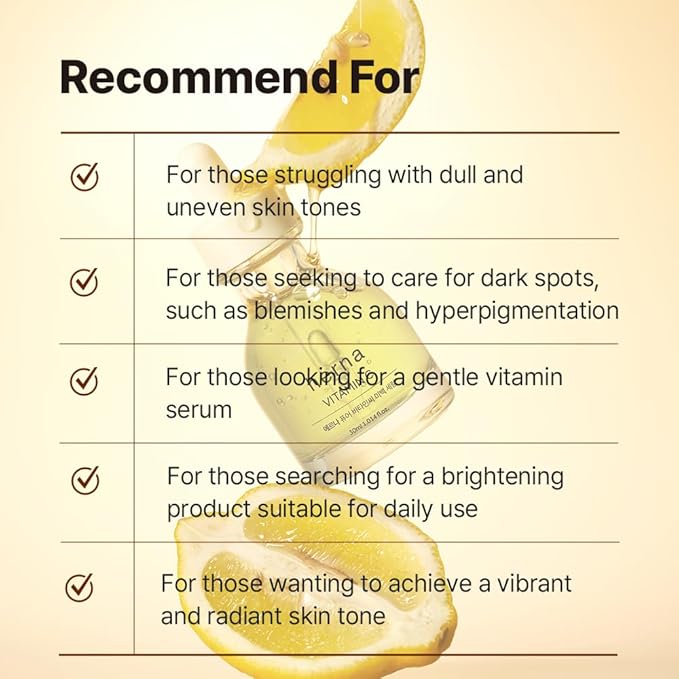 Pure Vitamin C Serum - Niacinamide, Facial Brightening Skin Care, Korean Skin Care (30ml/1.014fl.oz.)