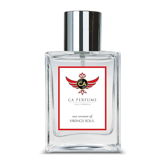 CA Perfume Impression of Vikings Soul for Men Woody Aromatic Fragrance Long Lasting Mens Cologne Eau De Parfum 1.7 Fl Oz 50ml