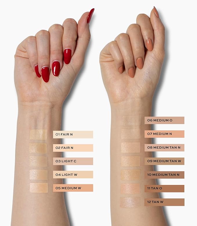 MAKE Beauty Skin Mimetic Concealer Buildable Medium Coverage Hydrating Concealer for Dark Circles Spot Concealing Brightening Crease-Free, Including Mature Skin. Radiant Finish. 19 Deep Warm