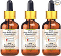 Greenwood Essential Pure Holy Basil Essential Oil (Ocimum Sanctum) with Glass Dropper Steam Distilled (Pack of Three) 100ml X 3 (10.1oz)