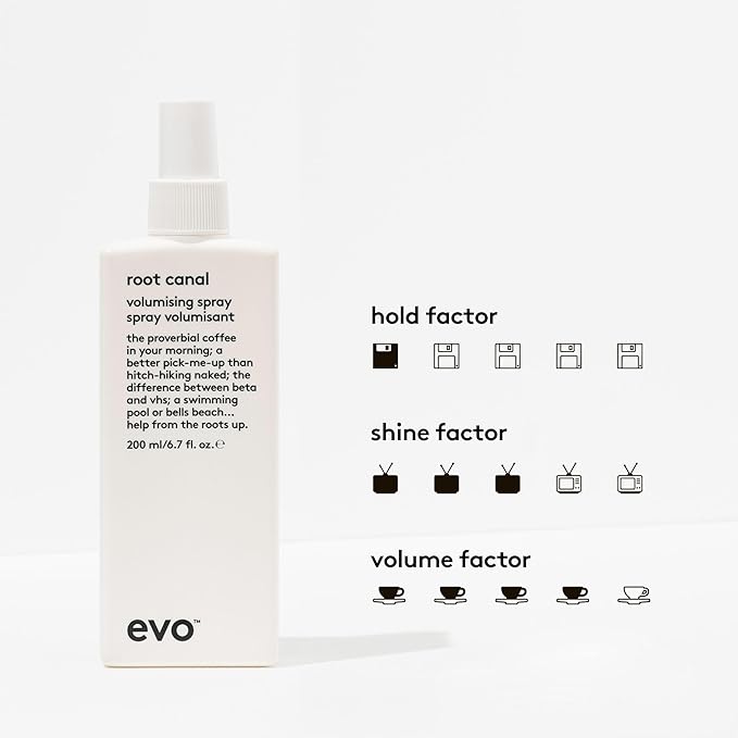 Evo Good Givin' Gift Set Volume Limited Edition Hair Care Gift Set Full Size Gluttony volumizing Shampoo, Bride of Gluttony volumizing Conditioner & Free Root Canal volumizing Spray