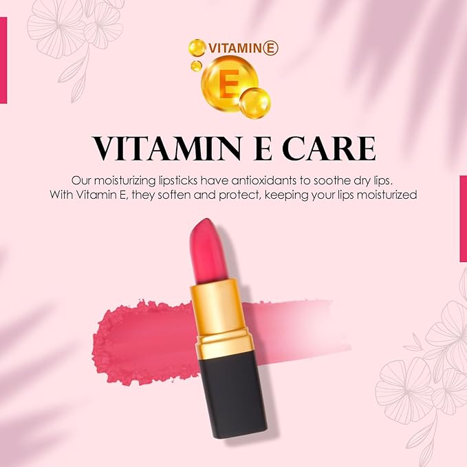 Vera Moore Creme Lipstick, Long Lasting, Lightweight, Moisturizing Opaque Color with Staying Power, Fragrance, and Paraben Free Cosmetics Soft Lipstick (Yes)
