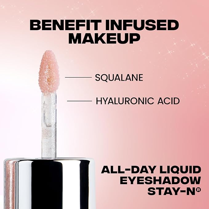 Sacheu Liquid Eyeshadow STAY-N Longwear Eye Makeup — Buildable Highly Pigmented & Blendable Eye Shadow Cream in Matte & Shimmer Finishes, Shu-ggah