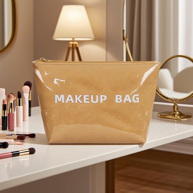 Makeup Bag for Women, Portable Waterproof Cute Cosmetic Bags, Skincare Makeup Case Pouch with Zipper for Daily Use, Travel