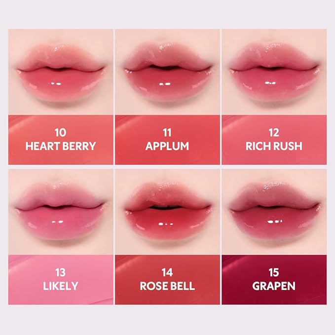 TIRTIR Waterism Tinted Lip Gloss #09 Salmon Syrup, 0.14 Fl Oz – Kiss Ready Lipgloss, 12H Long Lasting Non Sticky Natural Tinted Glow Korean Multiuse Cheek and Lip Tint for Women gift