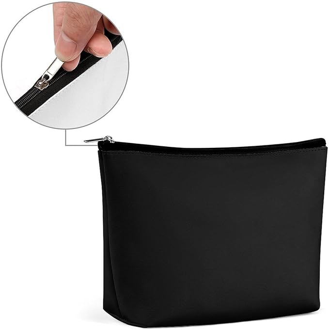 Women's Makeup Case, Large Zipper Cosmetic Case, Toiletry Bag, Travel Cosmetic Toiletry Bag Black