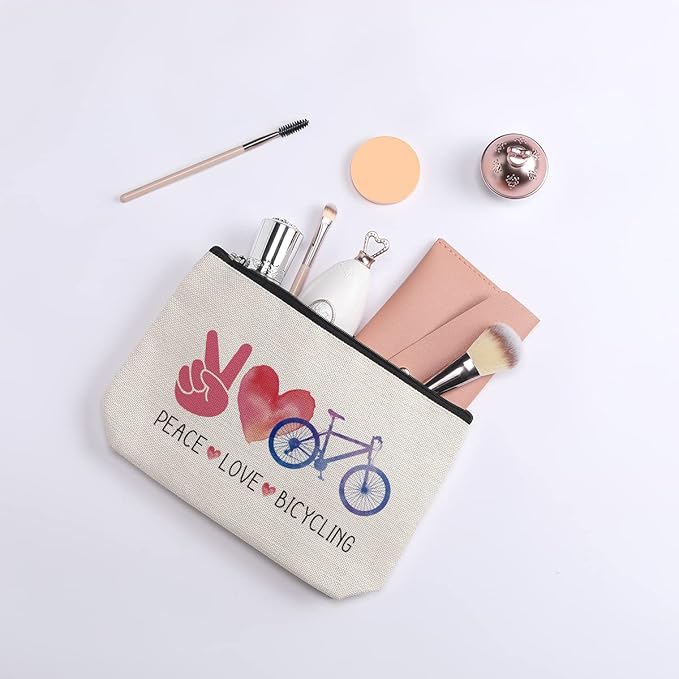 Gifts for Bicycle Enthusiasts Bicycling Gifts for Women Men Bicycling Bicyclist Gift for Biker Cyclist Athlete Bicycle Rider Birthday Christmas Gifts for Women Her Female - Peace Love Bicycling