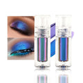 evpct 2Pcs Royal Sapphire Blue Duochrome Chameleon Liquid Eyeshadow, Multichrome Metallic Glitter Liquid Eye Shadow Makeup for Women, Waterproof Multi Color Shifting High Pigment Iridescent Eyeshadow