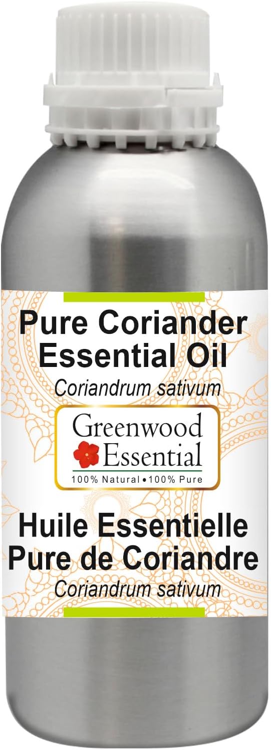 Greenwood Essential Pure Coriander Essential Oil (Coriandrum sativum) 1250ml (42 oz)