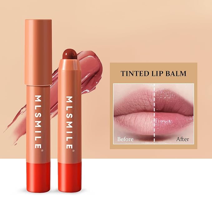 Lip Gloss, Lipstick 3 Step Makeup in 1 Swipe, Multi Use Lip Gloss, Cream Blush Eyeshadow base, Lip Stain Waterproof & Transfer Proof, Hydrating Wear & Vegan #Peachy Nude